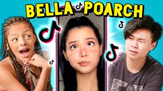 Celebrity Teens React To Bella Poarch (Most Liked TikTok Of All Time) Profile