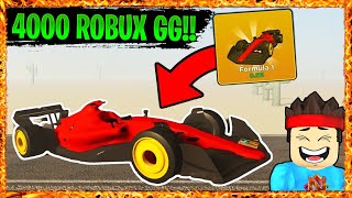 4000 ROBUXLA  FORMULA 1  ARACI ALDIM 🏜️ NASIL BİR ARAC İNCELEDİM 🚗 Niko ile Roblox a dusty trip