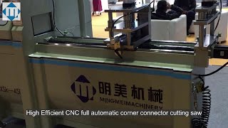 High Efficient CNC full automatic corner connector cutting saw GXSK-450