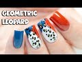 GEOMETRIC LEOPARD NAIL ART | Indigo Nails Venice