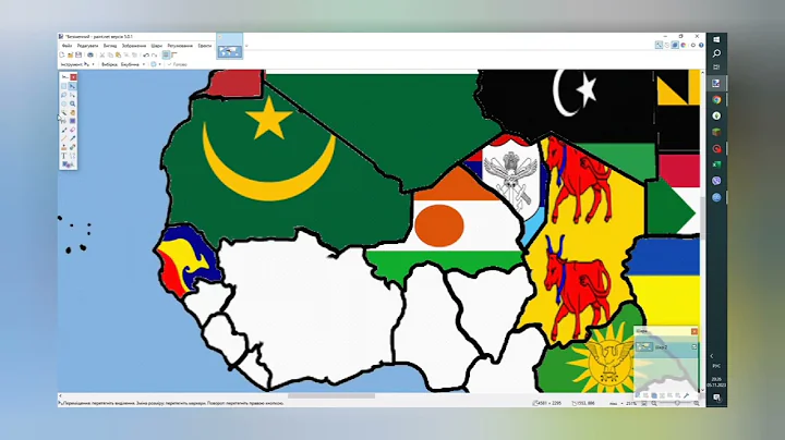 Alternate map of Africa