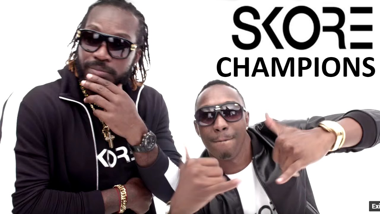 SKORE Champion Song   Dwayne DJ Bravo ft Chris Gayle   Champion Song FULL