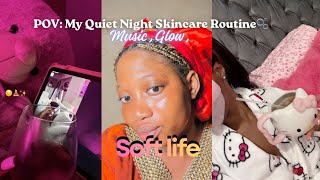 my night skincare routine 🌙 soft life vibes ✨ screenshot 5