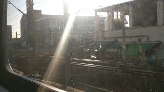 3035次區間快車大肚溪南號誌站臨時停車待避191次自強號