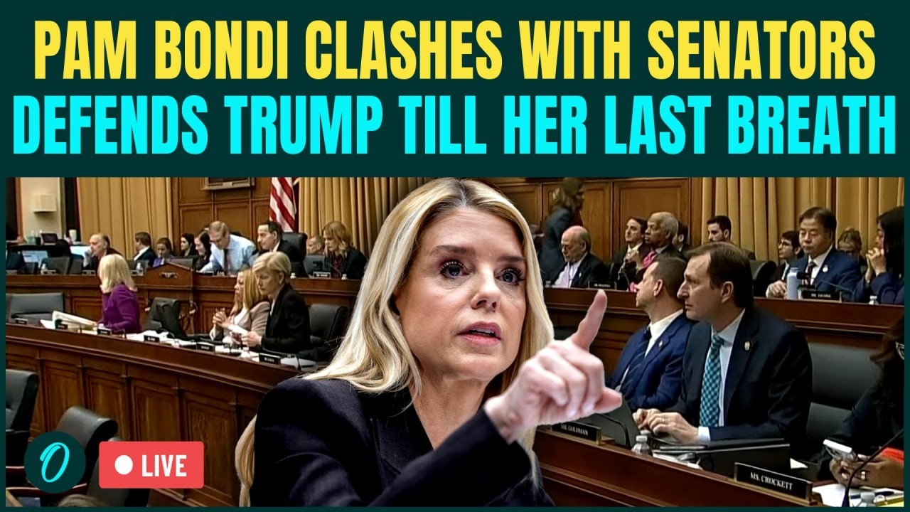 Pam Bondi on Epstein LIVE: Senators Grill Attorney General Over Trump-Epstein Links | Maxwell | U.S.