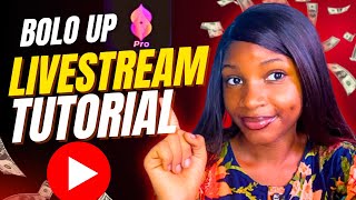 Bolo Up Pro Livestream Beginner Tutorial – How to Go Live & Earn Money Fast 💰 (Step-by-Step Guide) screenshot 4