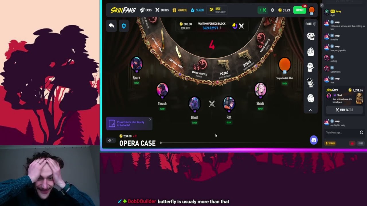 max win on skinfans !