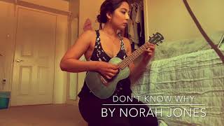 don’t know why. norah jones cover