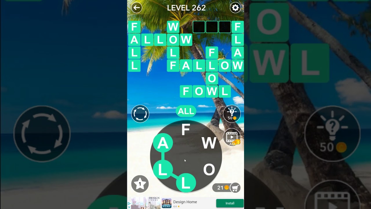 Word Crossword Search level 262