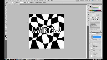 Photoshop: Optical Illusion Text