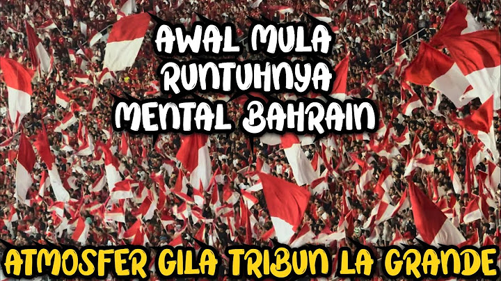 AMAZING ATMOSPHERE AT GBK! SUASANA SESAAT SEBELUM KICK OFF INDONESIA vs BAHRAIN