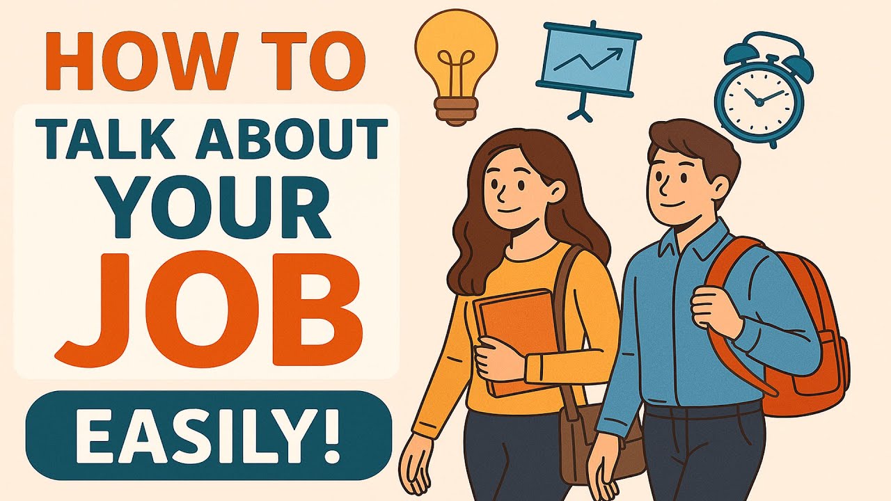 How to Talk About Your Job — Easily | Daily Work & Future Goals for Beginners