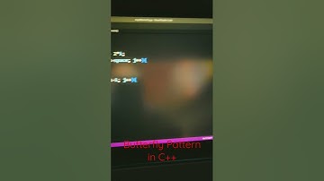 Butterfly Pattern in C++ programming Language- VS code | Mahuley