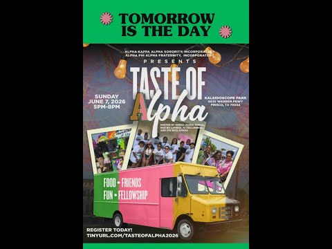Taste of Alpha 2026 - Just 1 Day Away!