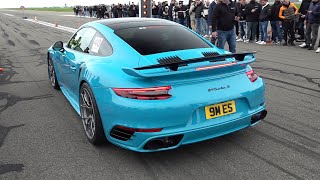 1400HP ES Motor Porsche 991.2 Turbo S 0-343 KM/H Acceleration! INSANE SPEC!