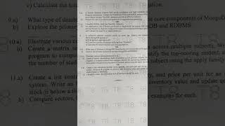 JNTUH R22- btech 3-2 BDA previous year question paper