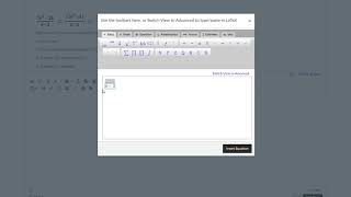 Math Equation Editor in Canvas