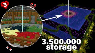 I Built My PERFECT STORAGE SYSTEM in Minecraft Hardcore