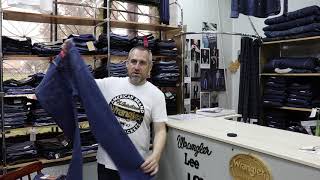 Базовые модели джинсов Wrangler Lee Levis Pantamo Westland - Видео от Джинсовая одежда 40par