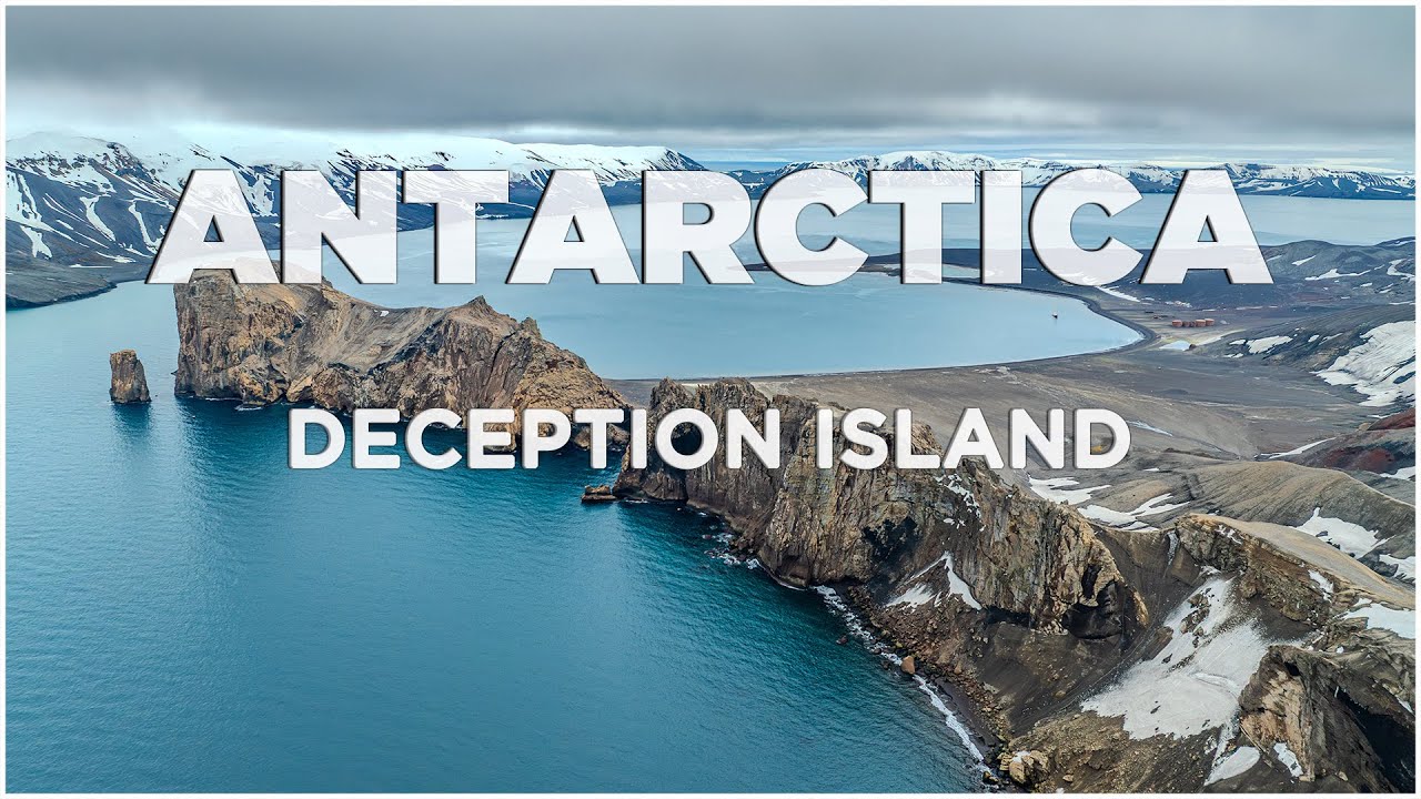 Deception Island, Antarctica | Aerial Views | Volcanic Caldera