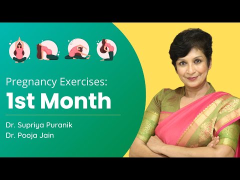 Simple Yoga Exercises in Pregnancy | 1st month pregnancy exercise | Dr Surpriya Puranik