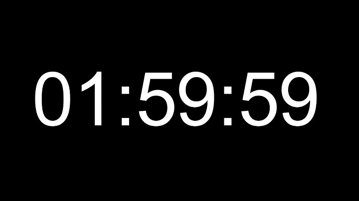 [TooL] - 2 Hour Stopwatch Digital Workout Clock