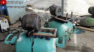 pembuatan kompresor dari pompa air