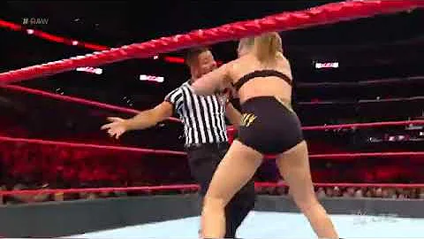 Raw, 20, Nov, 2018: Ronda Rousey vs. Mickie James - Raw Women's Championship Match: