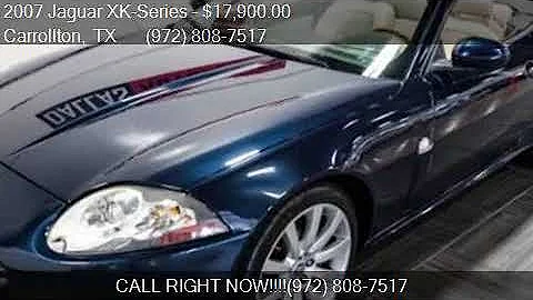 2007 Jaguar XK-Series XK 2dr Convertible for sale in Carroll