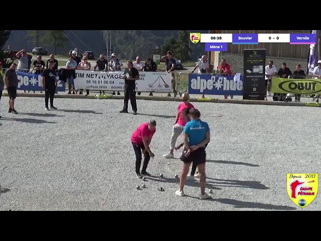 Miniature de la vidéo : Quart de finale Alpes-D'Huez féminin. Bouvier VS Vernile
