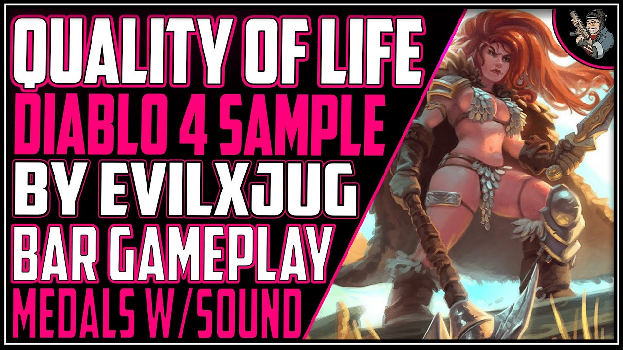 DIABLO 4: Quality of Life Update (Medals w/Sound) Sample!