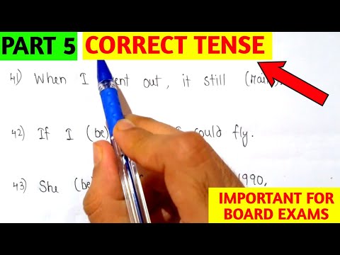 Correct Tense Questions
