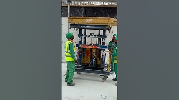 Concrete Slab Scaffolding Machine To Shift Form Work Table System. #shortvideo #shorts