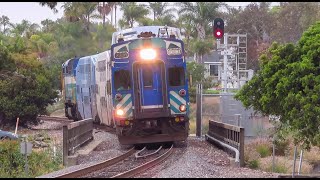 [HD] Coaster Trains in Encinitas, CA (MAY 2022)