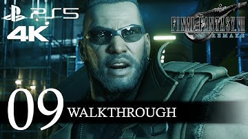 Final Fantasy VII Remake Walkthrough Part 9 (No Commentary/Full Game) PS5 4K