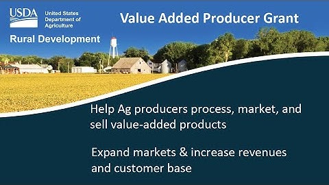 USDA Grant Programs Webinar and Farmer Q&A