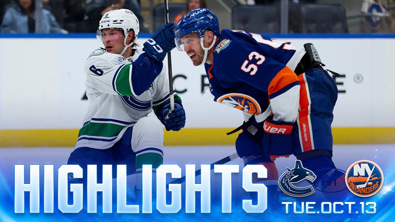 Game in 10 | Vancouver Canucks at New York Islanders Highlights (Oct 13 2026)