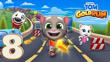 Talking Tom Gold Run Game - Android,ios Gameplay All Levels Part 8