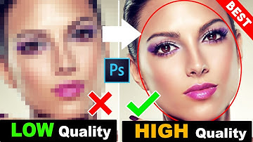 1 Click How to depixelate images and convert into High-Quality photos || Upscale and Enhance images