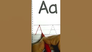 Capital A Tracing | 🔥Tracing Letters | Tracing Alphabet A | Learn Tracing | KidLitLearning