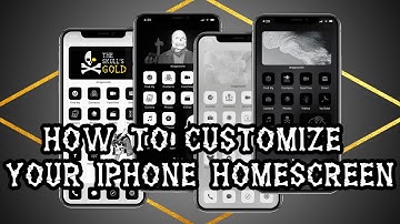 HOW TO CUSTOMIZE YOUR IPHONE WITH AN IOS 14 ICON PACK *Aesthetic Dark Theme Tutorial*