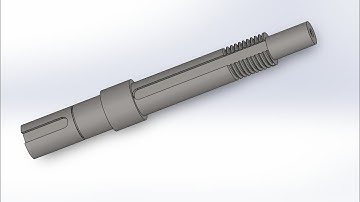  SolidWorks Tutorial: How to Model a Step Shaft with Keyways and Threads Like a Pro