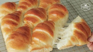 쫄깃 폭신한 밀크롤~ 우유 모닝빵 만들기 : Extremely Delicious! Milk Bread : Dinner Rolls Recipe | Cooking tree