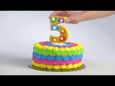 flashing-number-5-cake-decoration