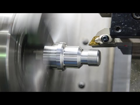 Modern CNC Lathe Turning Machine Working,  Amazing CNC Machining