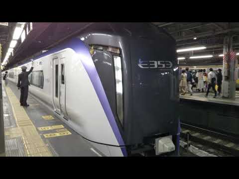 中央線 E353系 特急スーパーあずさ33号 新宿発車