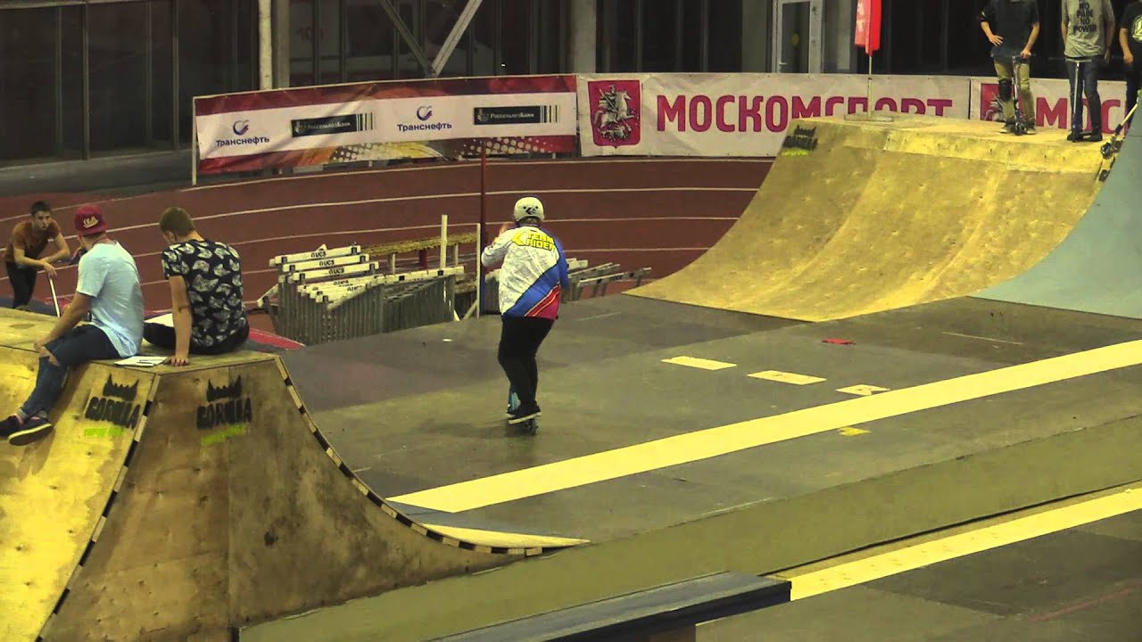 Дмитрий Богданов, категория про, Winter Scooter Games 2015 20151205