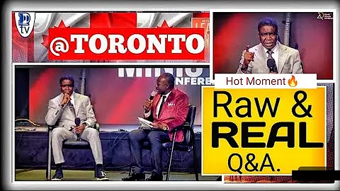 🔥HOT SEAT: Raw and Real Q&A with Bishop David Abioye @int'l leaders & ministers conference TORONTO.