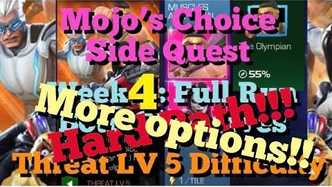 MCOC - Mojo’s Choice - Side Quest - Week 4 - More Options: G2099 Vs Havok + AA Vs Mojo!!