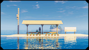 Minecraft: Train station [Tutorial]